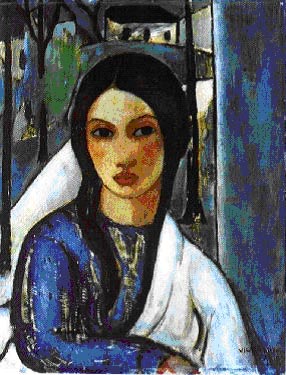 Gitana Tropical,1929 . Víctor Manuel, pintor cubano...,óleo sobre madera 